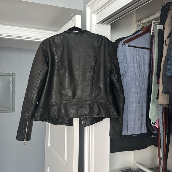 Leather Moto Jacket - Picture 5 of 5